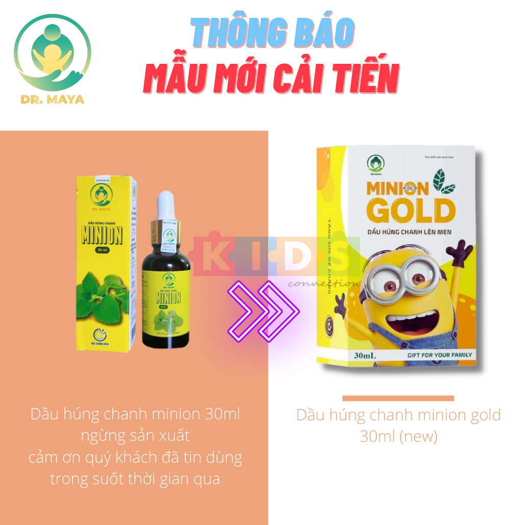 Dầu húng chanh Minion 30ml