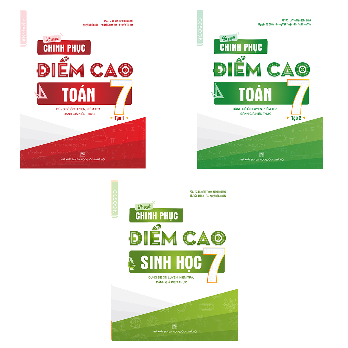 Combo Bí quyết chinh phục điểm cao Toán - Sinh học Lớp 7