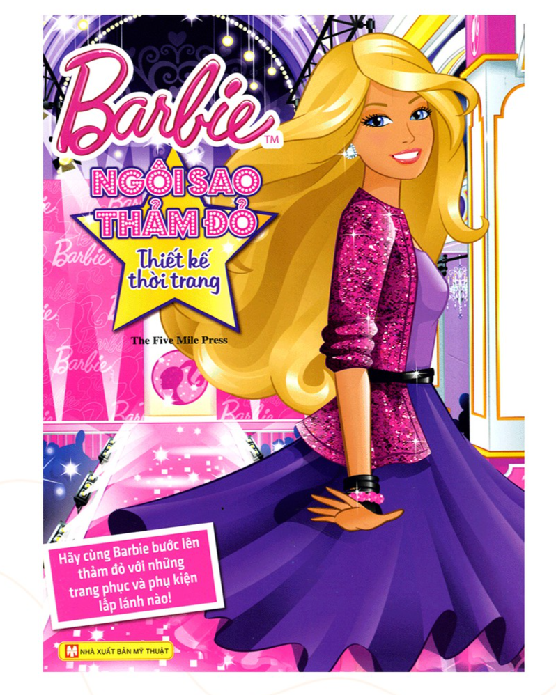 Bộ Sách Ghép Hình - Barbie Thủ Công Dựng Hình Thời Trang (10 Cuốn) - Bản Quyền