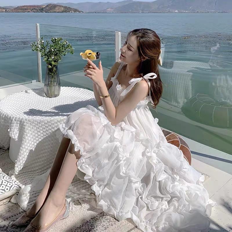 Váy Maxi Công Chúa Đi Biển