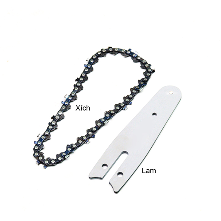 Xích hoặc Lam cho máy cưa xích chạy pin, loại 8 - 10 inch tùy chọn