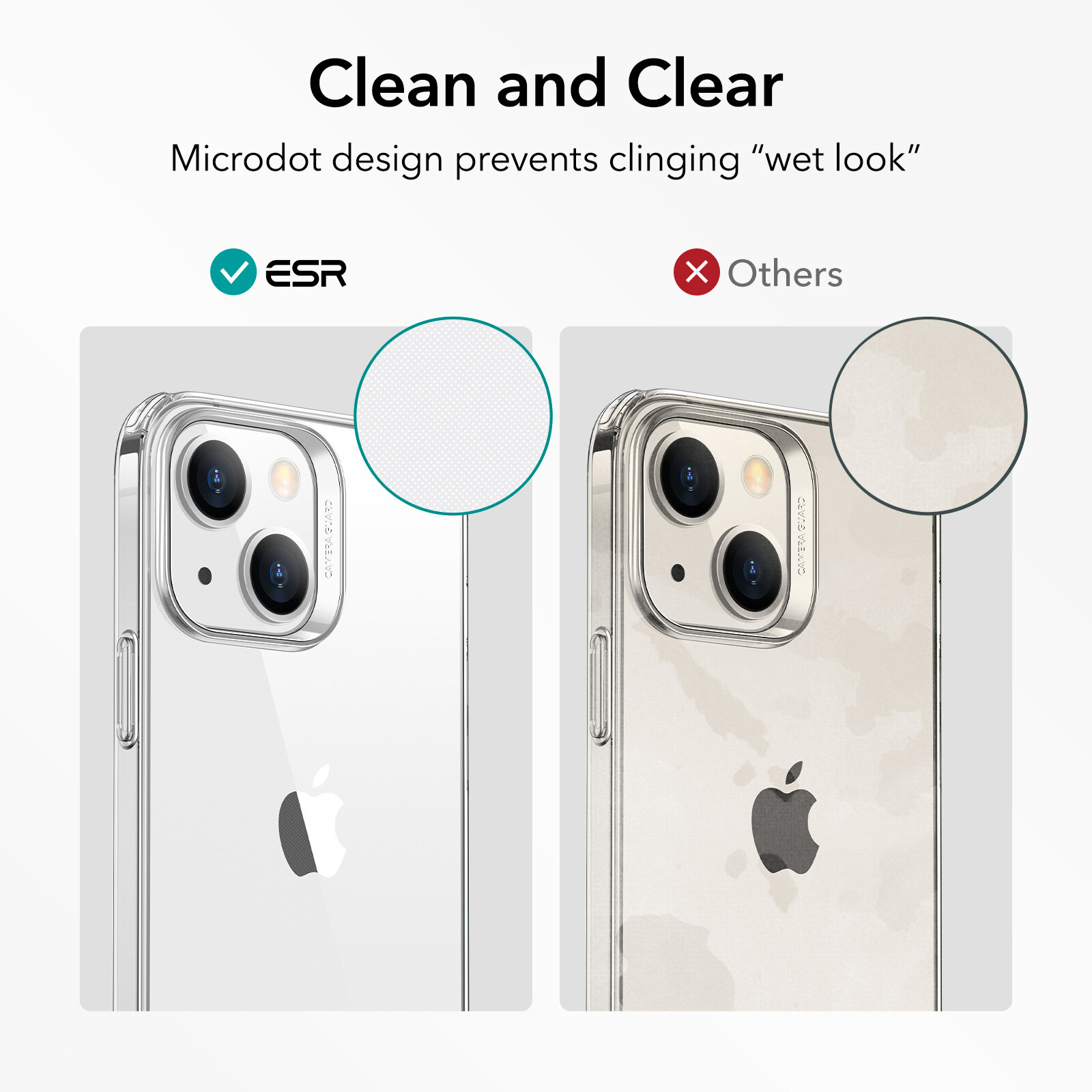 Ốp Lưng dành cho iPhone 14 Pro / 14 Pro Max/ 14/ 14 Plus/ ESR Project Zero Clear Case Trong Suốt Chống Ố Vàng - Kèm Combo Kính Cường Lực Màn Hình và Camera- Hàng Chính Hãng