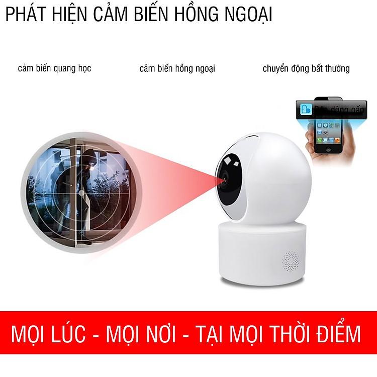 Camera Wifi CareCam YH200 / CC2020- Độ Phân Giải 2.0Mpx - Xoay Theo Chuyển Động - BH12 tháng, đổi trả 7 ngày