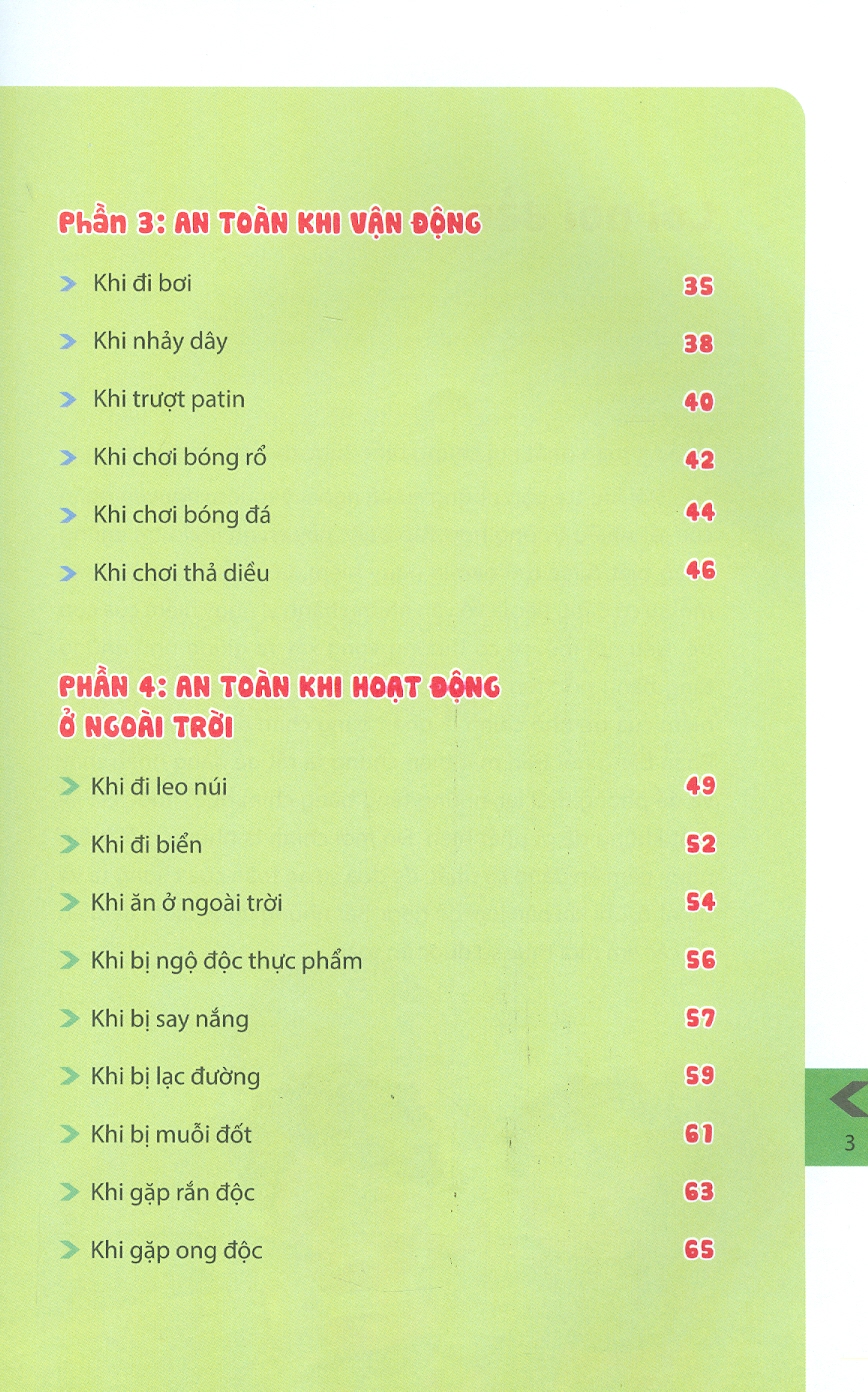 Kỹ Năng Sinh Tồn Cho Bé - Kỹ Năng Khi Vận Động