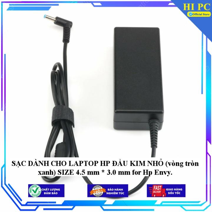 SẠC DÀNH CHO LAPTOP HP ĐẦU KIM NHỎ SIZE 4.5 mm * 3.0 mm for Hp Envy - Kèm Dây nguồn - Hàng Nhập Khẩu