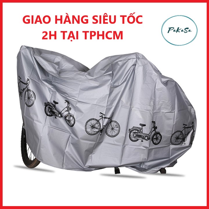 Áo Trùm Xe Máy , Xe Đạp Vải Dù Che Nắng Che Mưa , Chống Bụi Cao Cấp PaKaSa - Chính Hãng