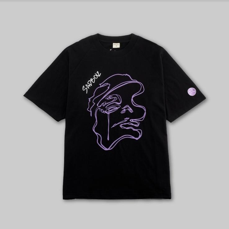 Áo Thun Nam Nữ Form Rộng Sad.Boiz LOGO Cotton Unisex 2 Màu Ulzzang