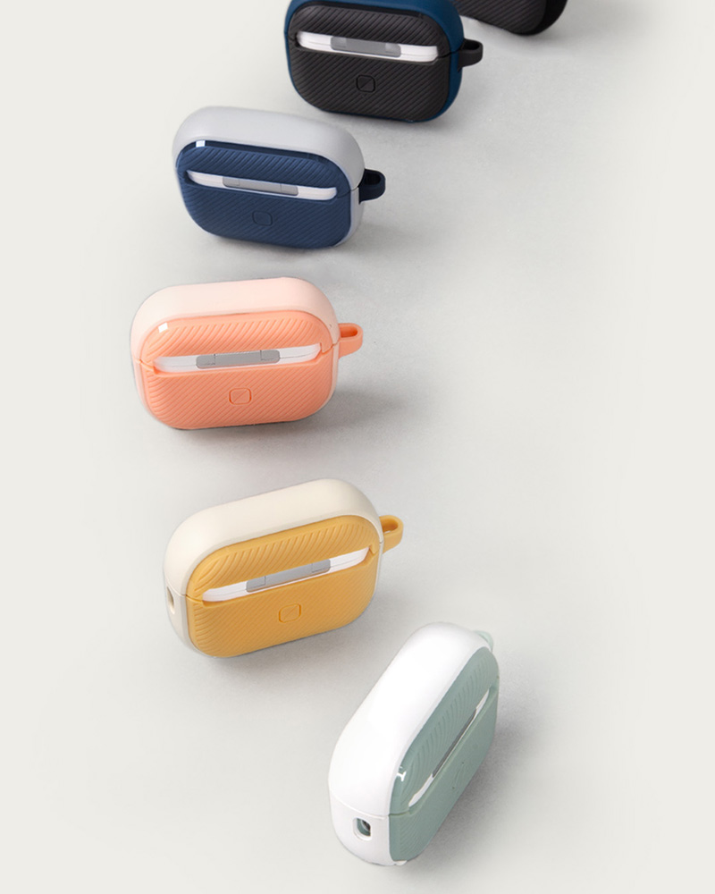 Ốp UNIQ Clyde Cho Airpods Pro Gen 2/1 Có Khóa Cài Hỗ Trợ Sạc Không Dây Hàng Chính Hãng