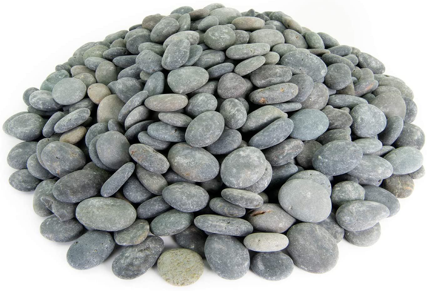 1kg đá sỏi đen viên lớn trang trí sân vườn, bể cá, chậu cây, chặn giấy trên bàn