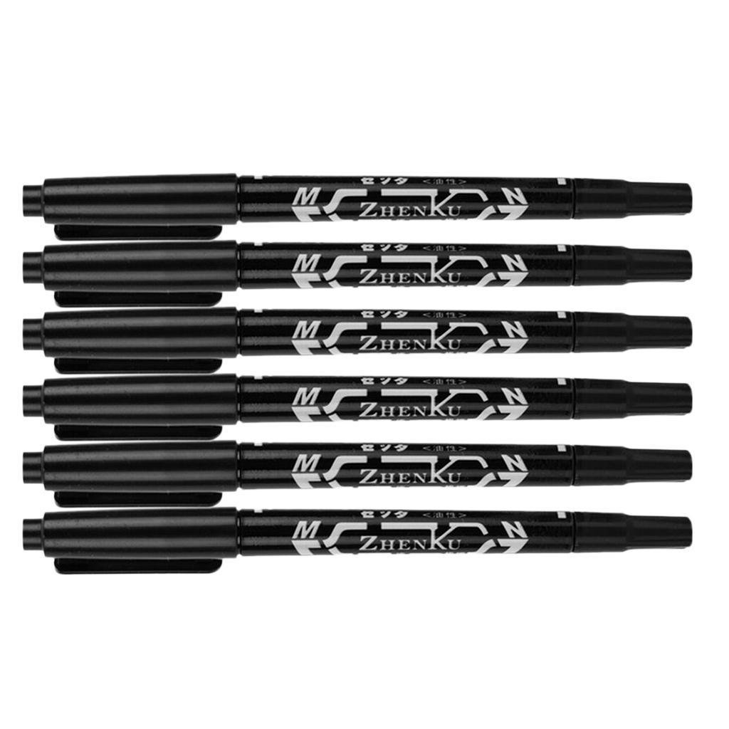 18Pcs Tattoo/ Piercing Skin Marking Pen Double Ended Marker w/Fine&Thick Tip