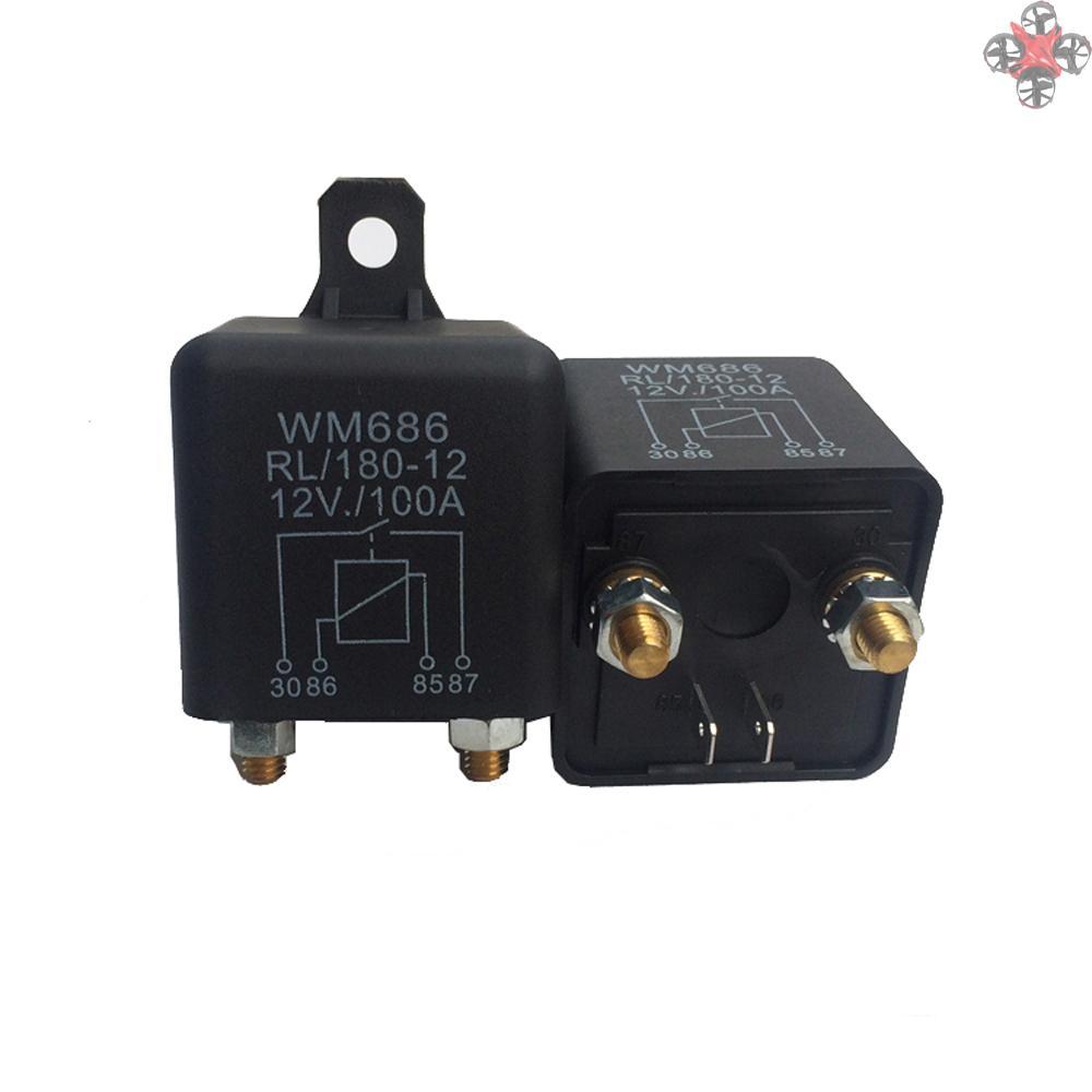 1 Công Tắc Khởi Động Xe Hơi 12vdc 100a Amp 2.4w 4 Chấu