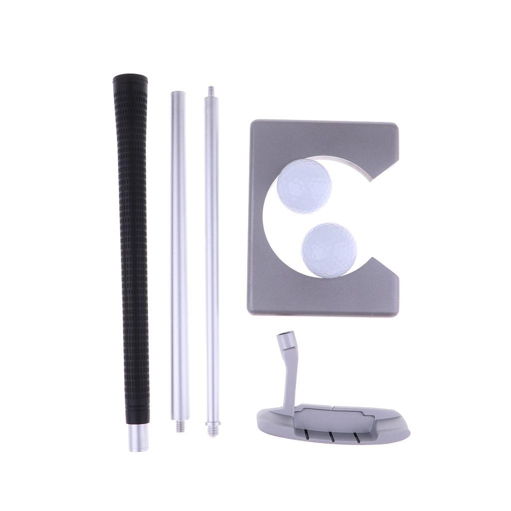 Portable Golf Putter Travel Practice Putting Set with Carrying Case Ball