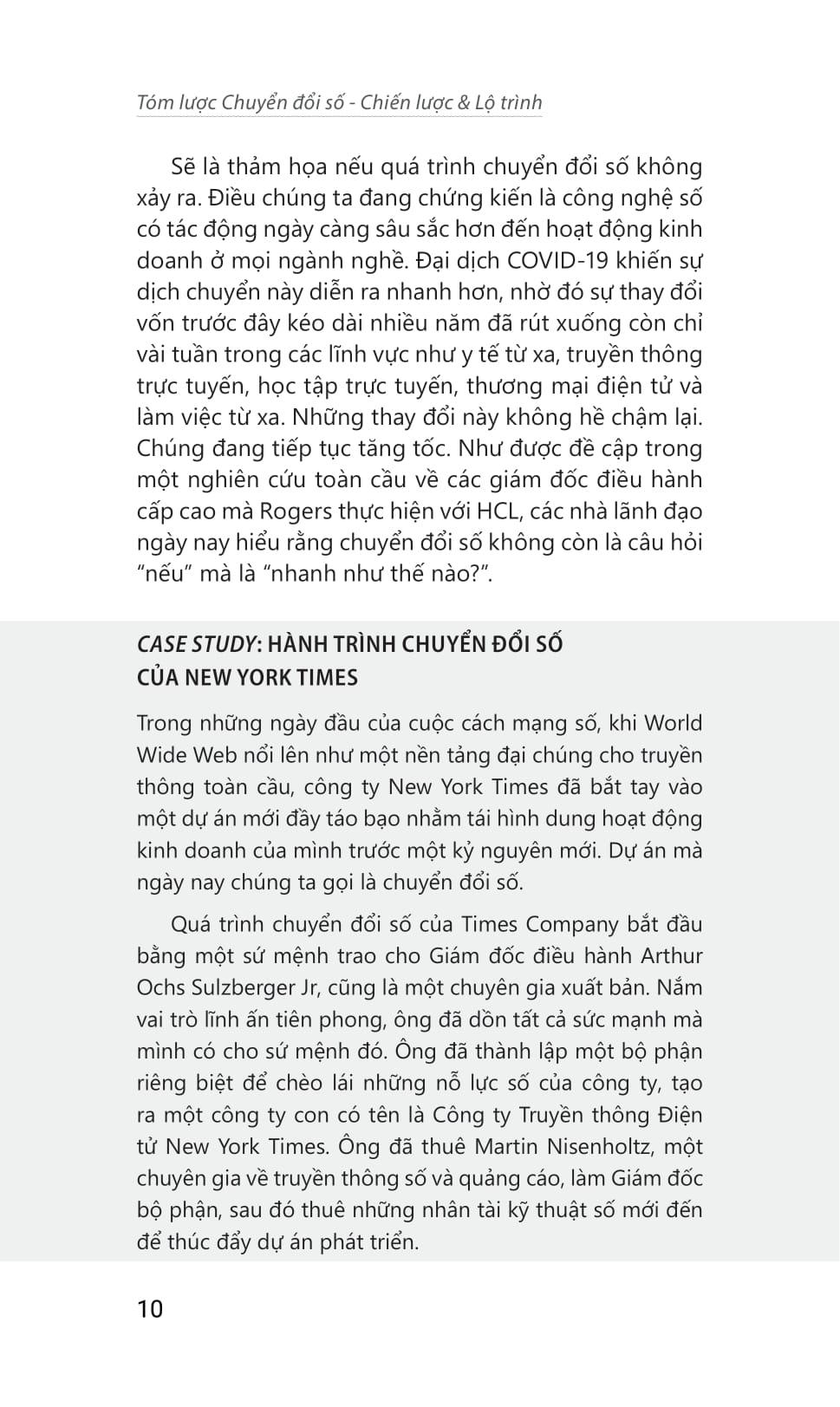 Tóm Lược Chuyển Đổi Số - Chiến Lược Và Lộ Trình