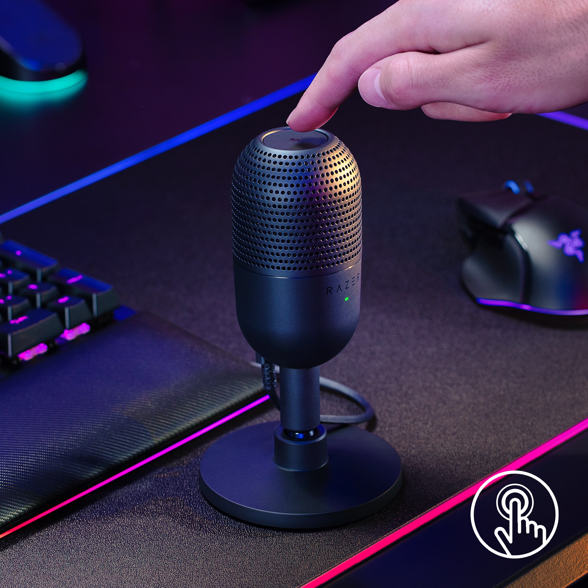 [NEW] Razer Seiren V3 Mini - Ultra-Compact USB Microphone (Micro Streaming) (Hàng chính hãng)