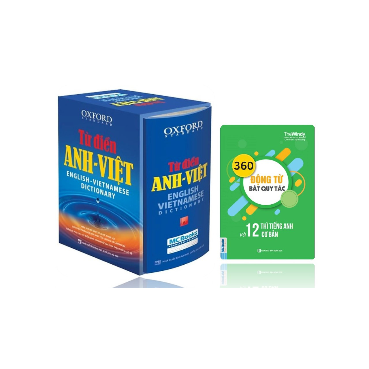 Từ Điển Oxford Anh Việt 350.000 Từ (Hộp Cứng Xanh)( tặng kèm  360 Động Từ Bất Quy Tắc Và 12 Thì Tiếng Anh Cơ Bản )