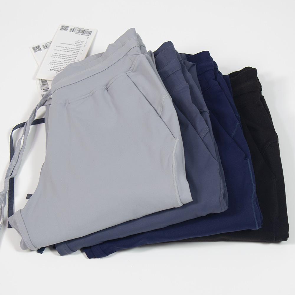 Lulu Yoga chạy bộ quần Phụ nữ Veo cao Thể lực Chống quần legging với Pockets Thể thao Quần thể thao co giãn Color: Turmeric Size: M-4