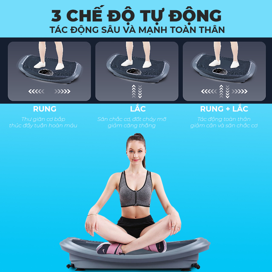 Máy rung giảm mỡ toàn thân OKACHI JP-868