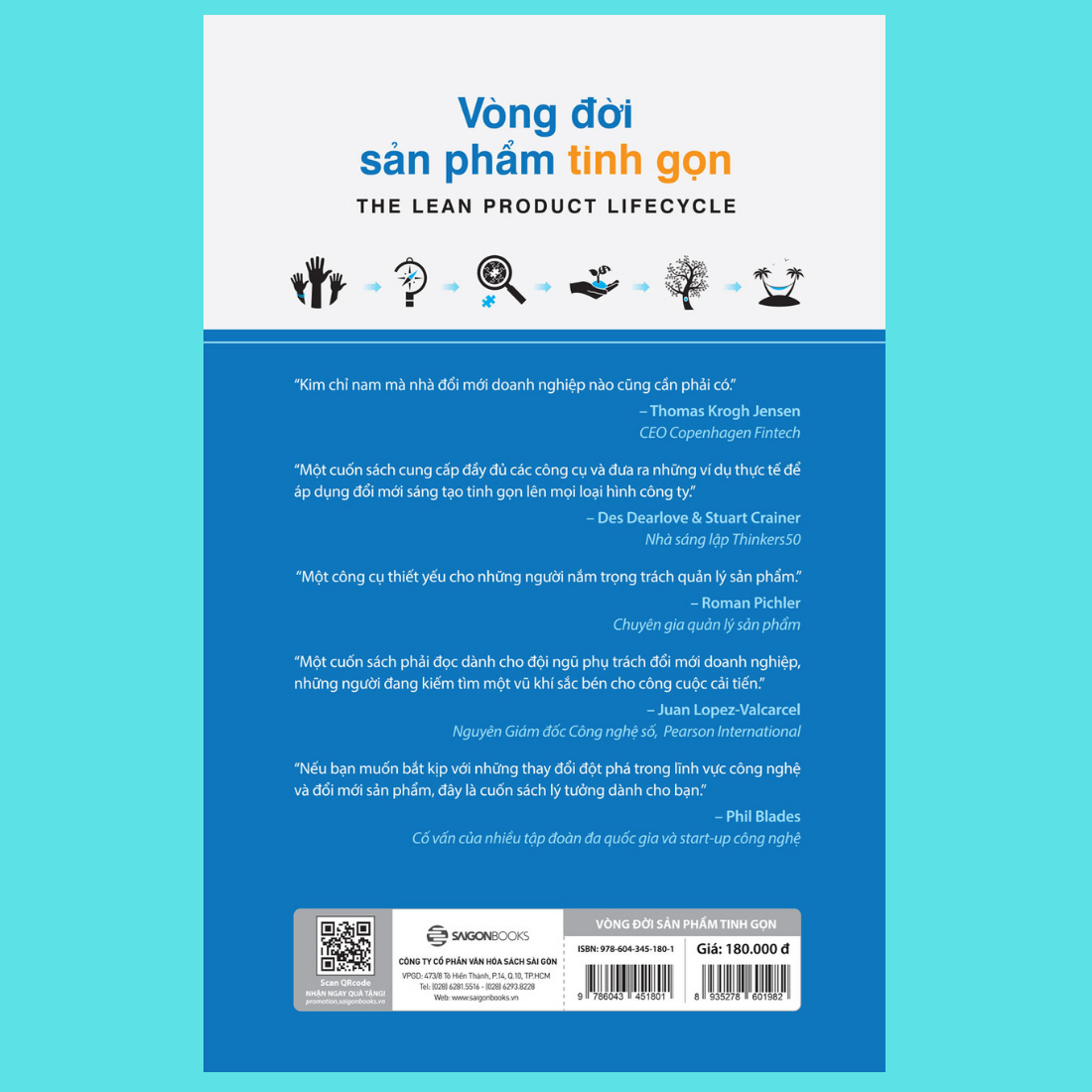 Vòng đời sản phẩm tinh gọn (The Lean Product Lifecycle) - Tác giả Craig Strong , Sonja Kresojevic , Tendayi Viki - Đưa một sản phẩm mới từ ý tưởng đến quy mô trong thị trường.