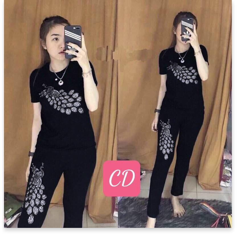 SET ĐỒ BỘ NỮ THUN,CHẤT LIỆU VÃI THOÁNG MÁT VÀ CO GIẢN 4C THỜI TRANG KME.STORE