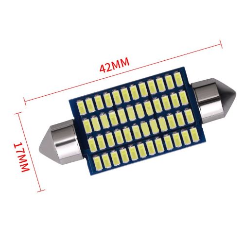 Bóng đèn led trần ô tô, xe hơi 3014-42mm 48 led