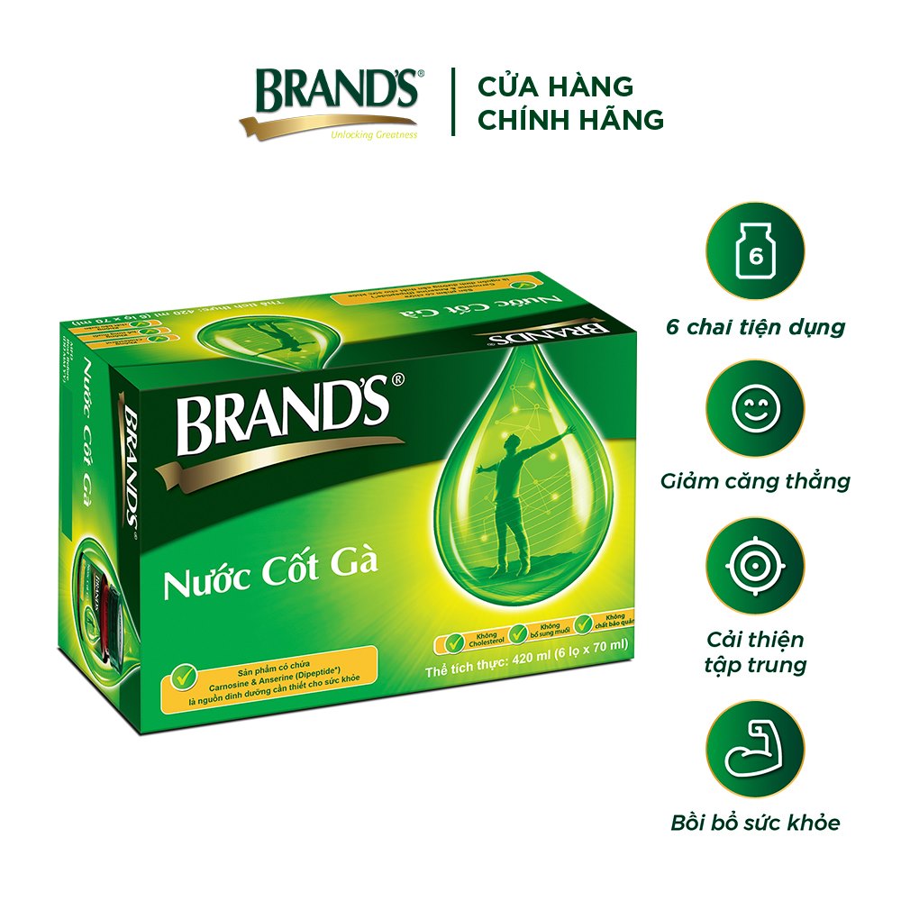 Combo 4 Nước cốt gà BRAND'S Vị Truyền Thống