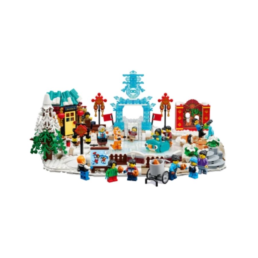 BỘ LẮP RÁP LEGO TẾT 80109 LỄ HỘI BĂNG ĐĂNG ĐÓN NĂM MỚI 2022