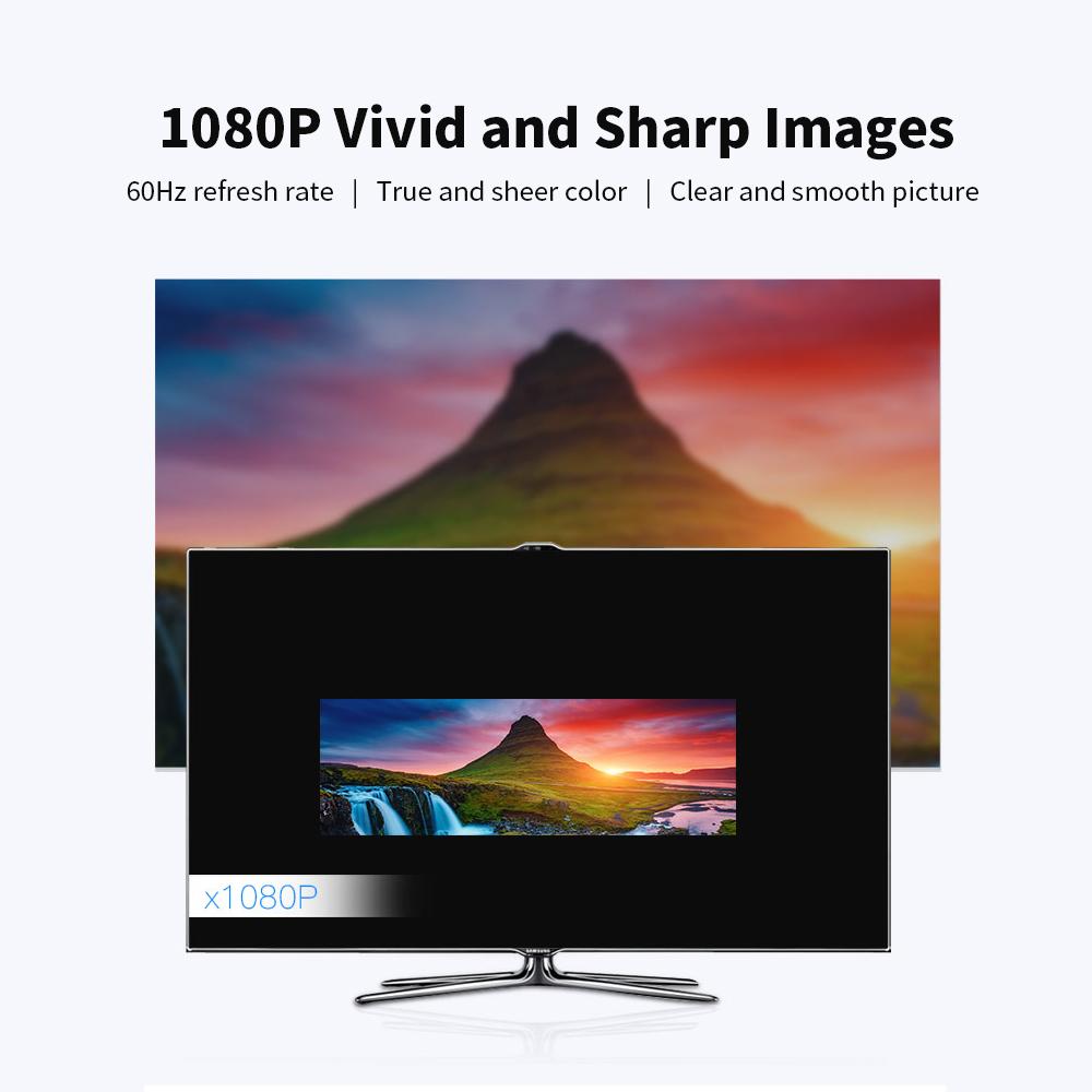 Bộ chuyển đổi VENTION VGA sang HD với Cổng âm thanh Cáp chuyển đổi HD 1080P cho Máy tính xách tay Kết nối TV / Máy chiếu 0,15m