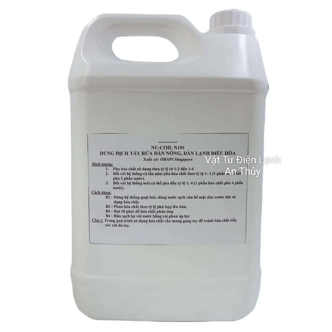 Nước tẩy dàn nóng dàn lạnh máy lạnh điều hòa can 5 lít