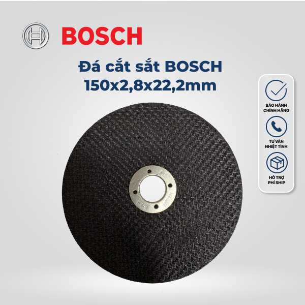 Đá cắt sắt BOSCH (150X2.5X22.2MM) 2608600854