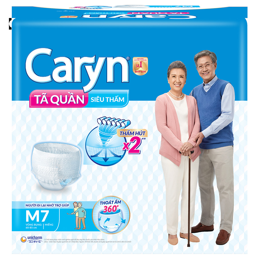 Tã Quần Caryn Siêu Thấm M7 (7 Miếng)