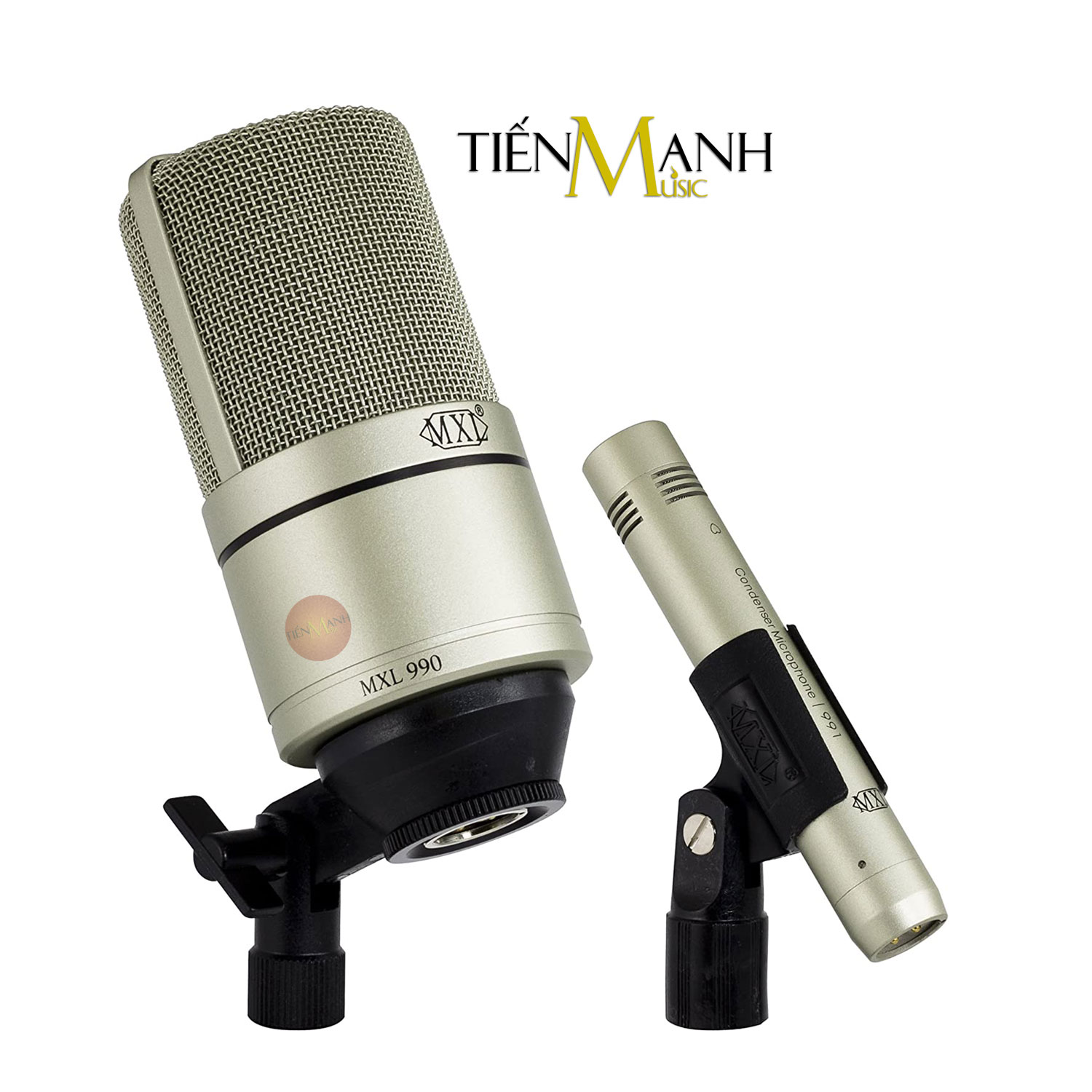 [Tặng Cable] Bộ Micro MXL 990-991 Thu Âm Giọng Hát và Nhạc cụ Mic Phòng Thu Studio MXL990 MXL991 Microphone Cardioid Hàng Chính Hãng - Kèm Móng Gẩy DreamMaker