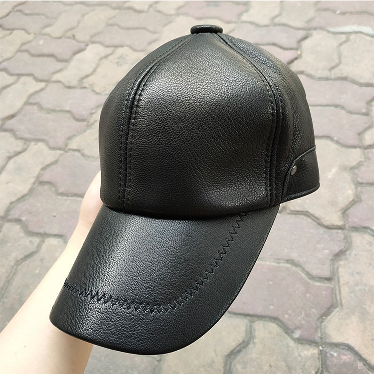 Mũ lưỡi trai nam da dê cao cấp BHY2075 không bong tróc da