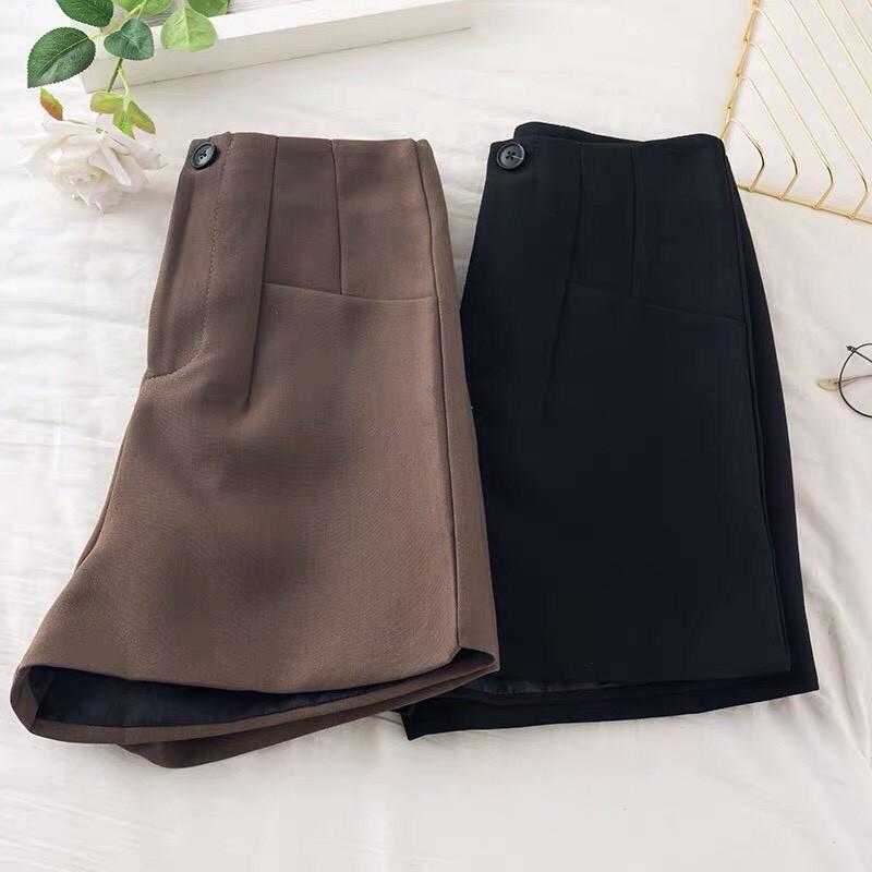 Quần Short Nữ Cạp Cao Siêu Tôn Dáng Quần Đùi Nữ Có Túi Chất Tuyết Mưa So Hot