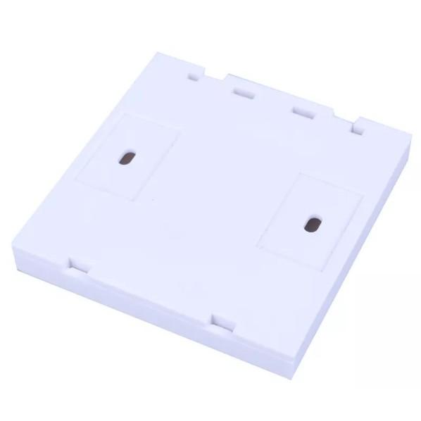 Nút nhấn công tắc điều khiển đèn từ xa dán tường không dây phát sóng RF 433MHz.Loại 1, 2, 3 phím bấm màu trắng