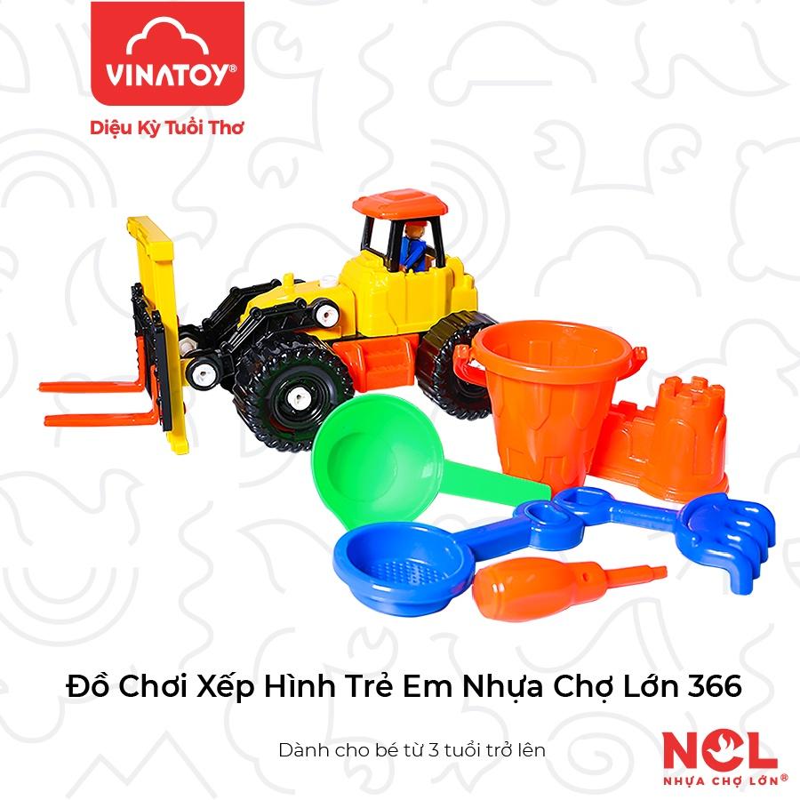 Đồ Chơi Xếp Hình Trẻ Em Nhựa Chợ Lớn 366 - M1802-LR