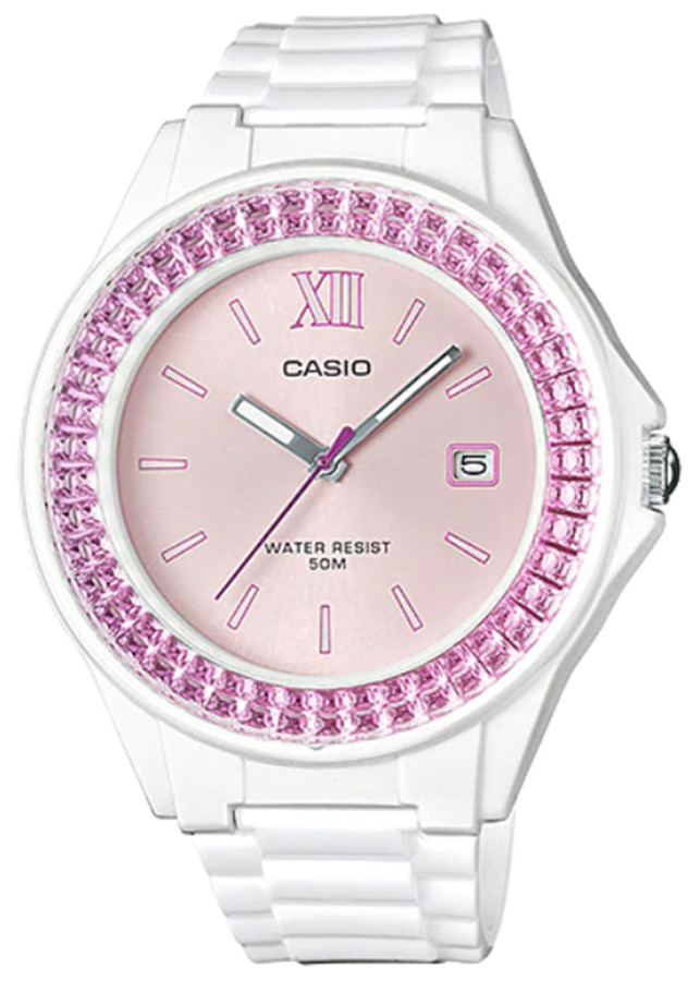 Đồng hồ nữ dây nhựa Casio LX-500H-4EVDF