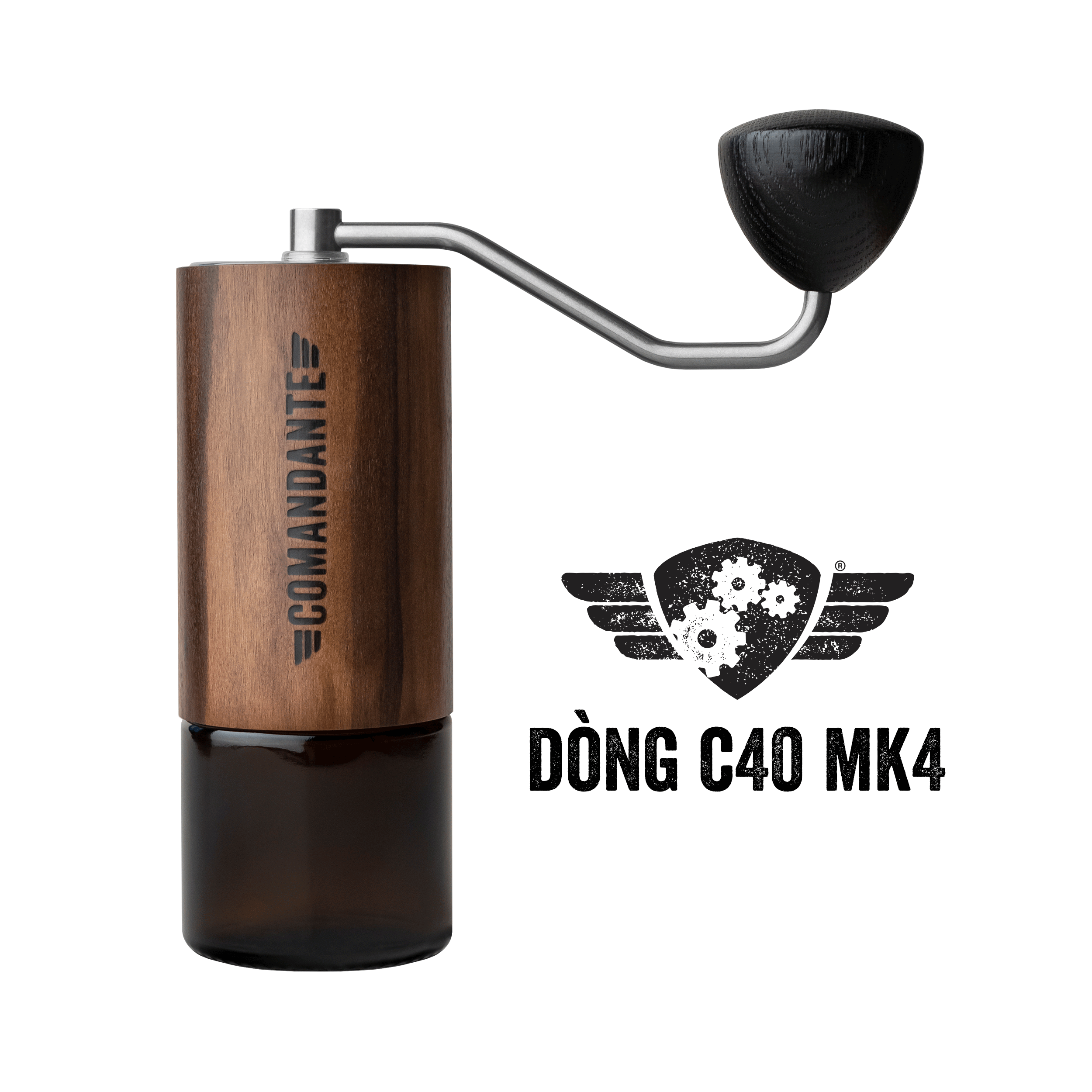 Cối Xay Cà Phê Comandante grinder C40 MK4 Nitro Blade Liquid Amber - Made in Germany - [Hàng chính hãng-BH 1 năm]