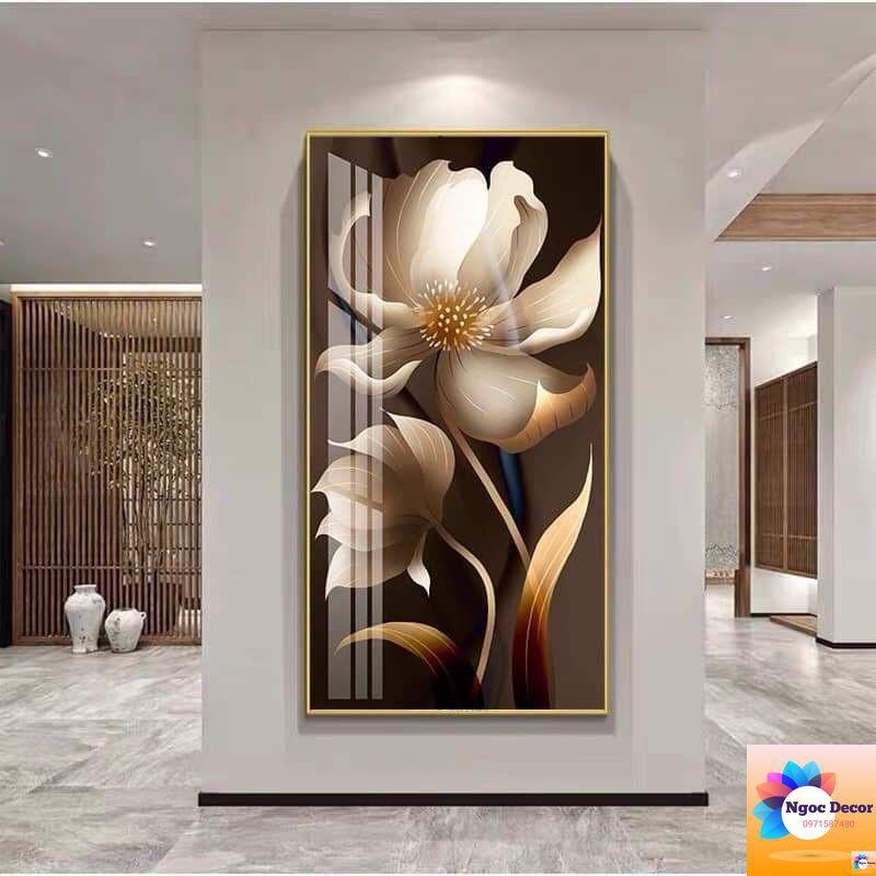 Tranh đơn tráng gương decor trang trí phòng khách, phòng làm việc