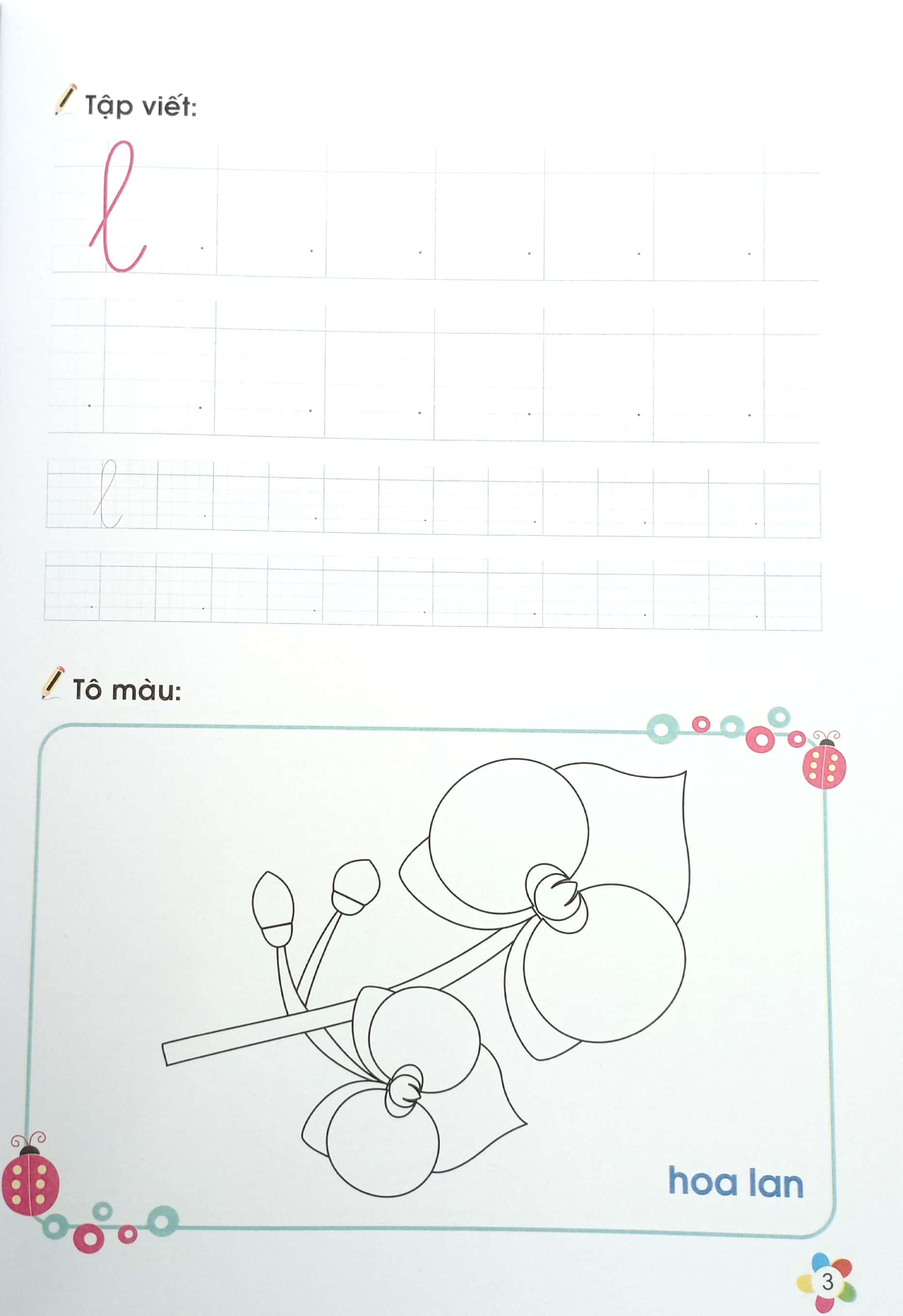 Bé Làm Quen Với Chữ Cái - Hành Trang Cho Em Vào Lớp 1 - Tập 2