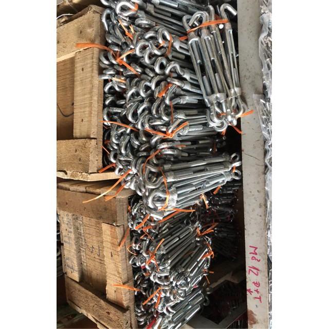 Tăng đơ mạ kẽm 1 móc 1 tròn D18mm cáp thép giá sỉ công ty cáp thép NAM LONG CHÂU