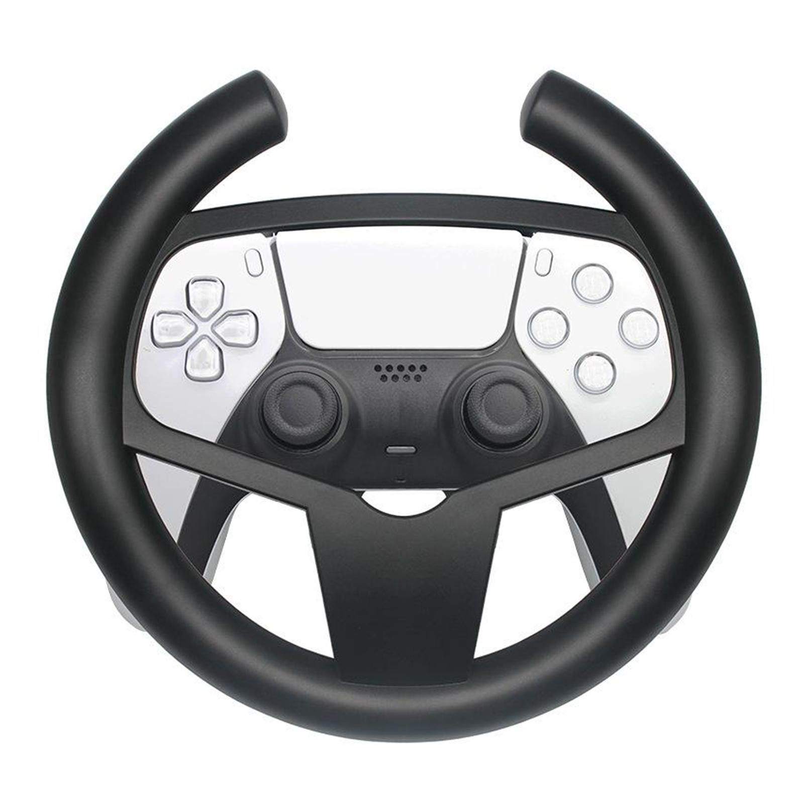 For PS5 Gamepad Holder Steering Wheel Round Racing Gaming Controller Handle