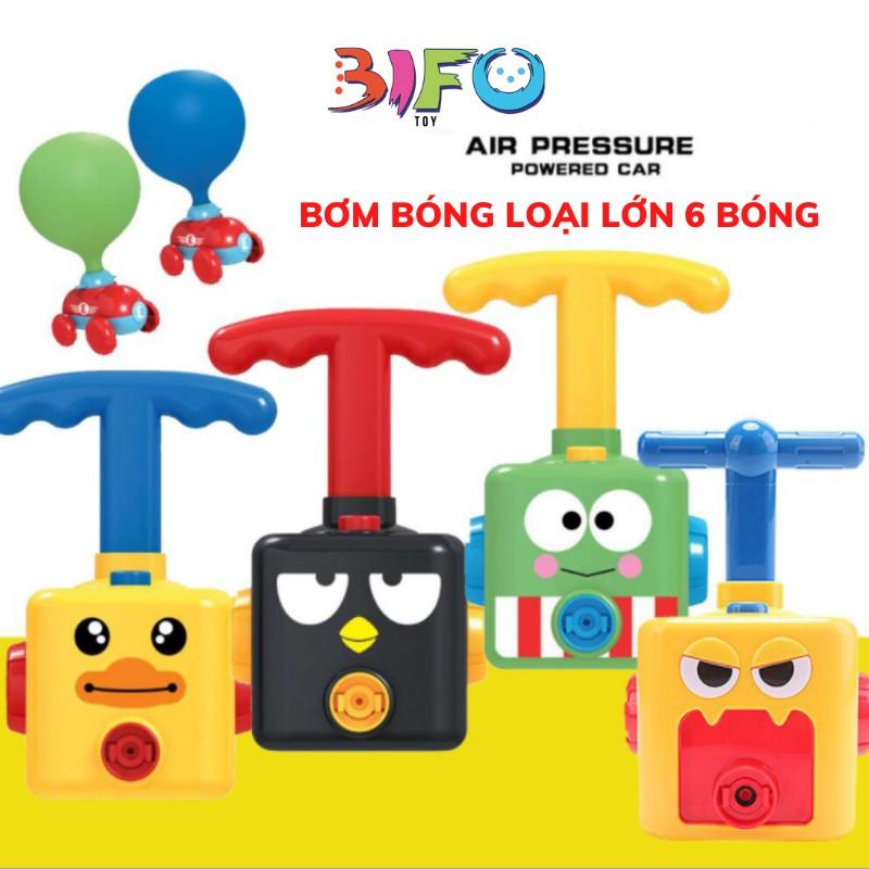 Đồ chơi xe hơi bóng bay, bơm bóng đua xe, phát triển khả năng vận động và tư duy của trẻ loại mới