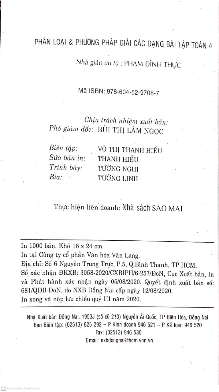 Phân loại &amp; phương pháp giải các dạng bài tập toán 4 Biên soạn theo chương trình mới