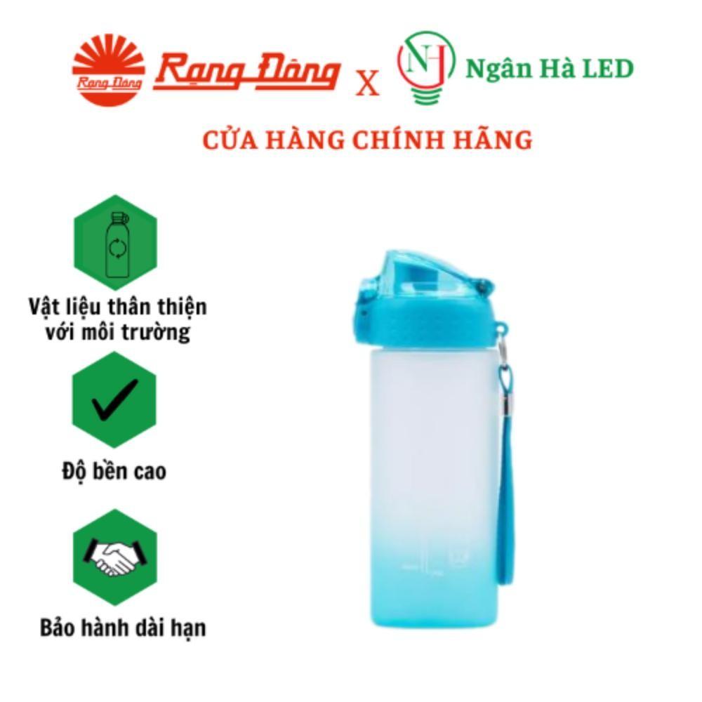Bình nước cầm tay Vỏ nhựa PC 500ML RẠNG ĐÔNG Model 05P1