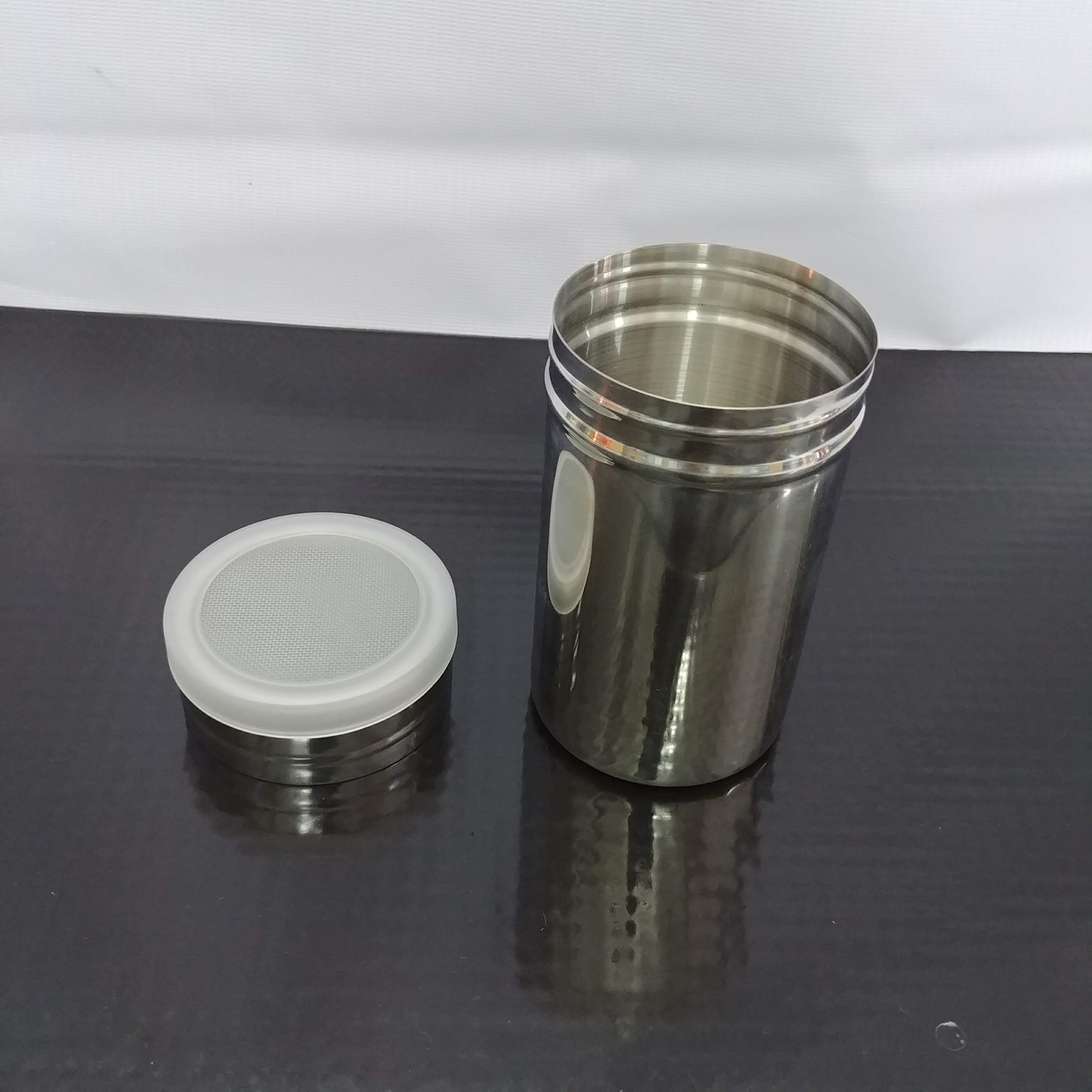 Lọ inox rắc bột matcha, cacao, gia vị