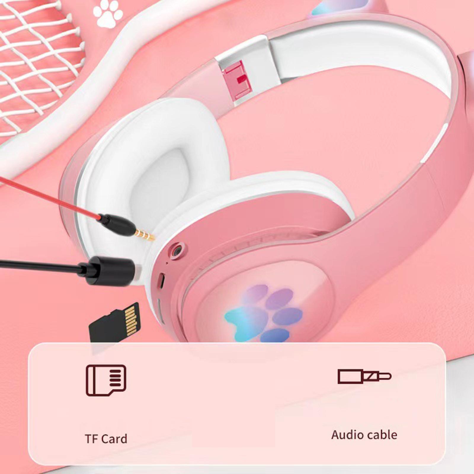 Over-Ear Headphones Foldable Soft Earmuffs High Sensitivity Sports