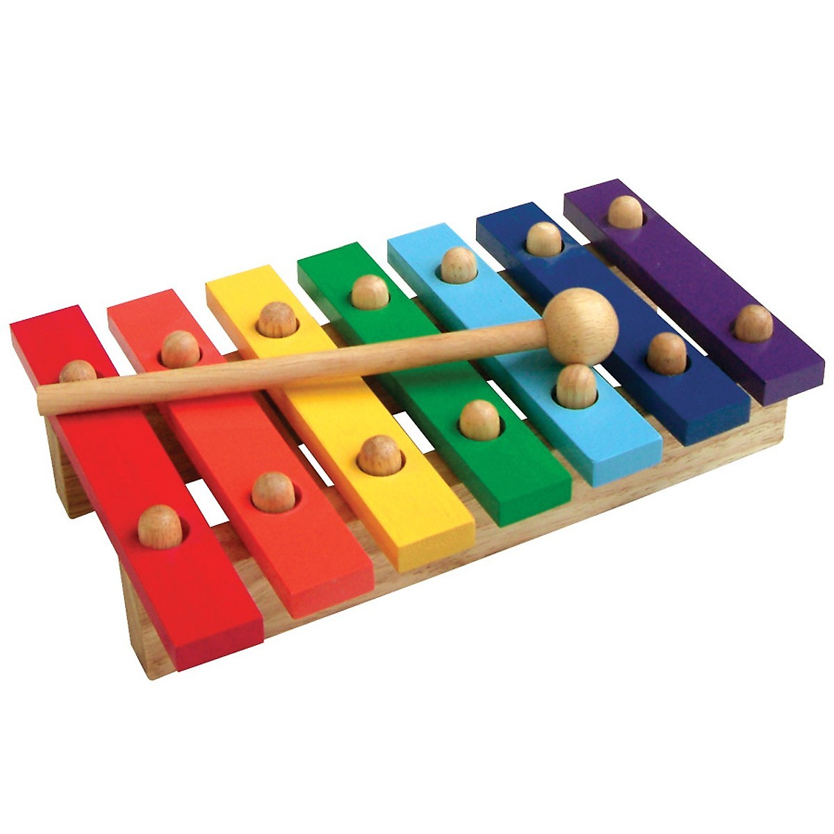 Combo đồ chơi trí tuệ : búa đập thỏ và đàn mộc cầm 7 thanh