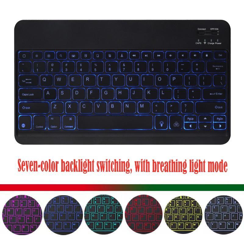 Bao Da Máy Tính Bảng PU Tích Hợp Bàn Phím Bluetooth Không Dây Cho iPad Pro 12.9 "3rd 4th 5th Gen 2018 2020 2021