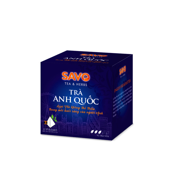 Trà Anh Quốc SAVO hộp 12 gói