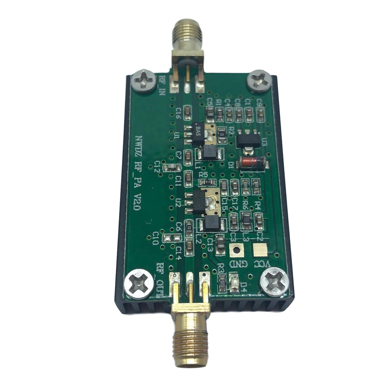 2-700MHz Broadband 35 dB High Gain LNA Low Noise RF Amplifier Module Ham Radio for Shortwave FM TV Audio